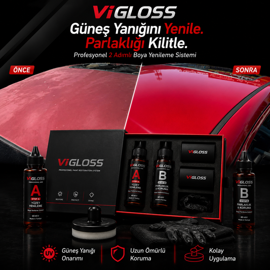 ViGloss 2 Adımlı Güneş Yanığı & Boya Kurtarma Kiti – 120 ml